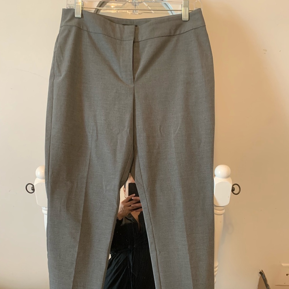 Grey Curvy Ann Taylor slacks